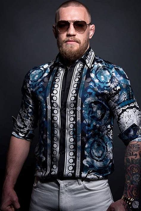 conor mcregor versace shirt